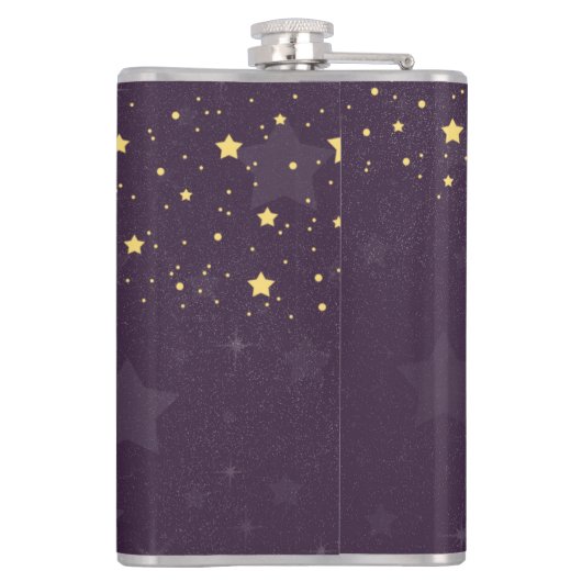 Hemelse Huwelijk Sterrenhemel Heupfles (Achterkant)