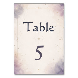 Hemelse Huwelijk Tafel Nummerkaart Kaart