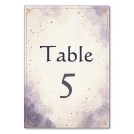 Hemelse Huwelijks Tafel Nummerkaart Kaart