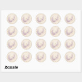 Hemelse Huwelijksenvelop Zegellak Sticker (Vel)