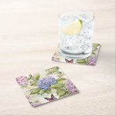 Hemelse Hydrangea Harmonie Kartonnen Onderzetters (Insitu)