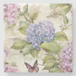 Hemelse Hydrangea Harmonie Stenen Onderzetter