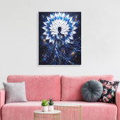 Hemelse Impasto Mandala Godin Canvas Afdruk (Insitu (Woonkamer))