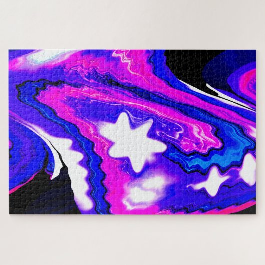 Hemelse invasie legpuzzel (Horizontaal)