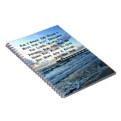 HEMELSE JEREMIA 29:11 ONTWERP VAN DE SCHRIFT NOTITIEBOEK (Rechterzijde)