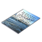 HEMELSE JEREMIA 29:11 ONTWERP VAN DE SCHRIFT NOTITIEBOEK (Linkerzijde)