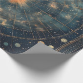  Hemelse Kaart met Dierenriem en Planetaire Cadeaupapier (Hoek)