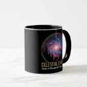 Hemelse Kampeerder Galaxy Nacht Scène Mok (Voorkant rechts)