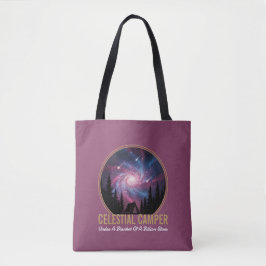 Hemelse Kampeerder Galaxy Nacht Scène Tote Bag