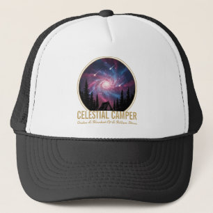 Hemelse Kampeerder Galaxy Nacht Scène Trucker Pet