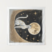 Hemelse kat cadeau voor kattenliefhebbers wandkleed (Voorkant (horizontaal))