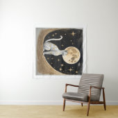 Hemelse kat cadeau voor kattenliefhebbers wandkleed (In Situ (horizontaal))