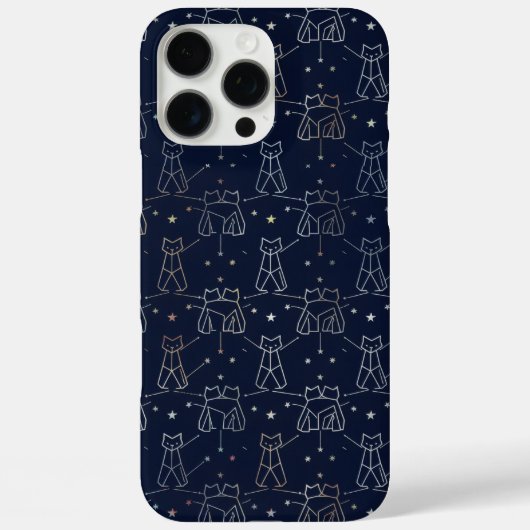 Hemelse Kat Constellatie iPhone Hoesje (Achterkant)