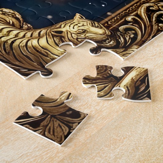 Hemelse kat legpuzzel (Zijkant)