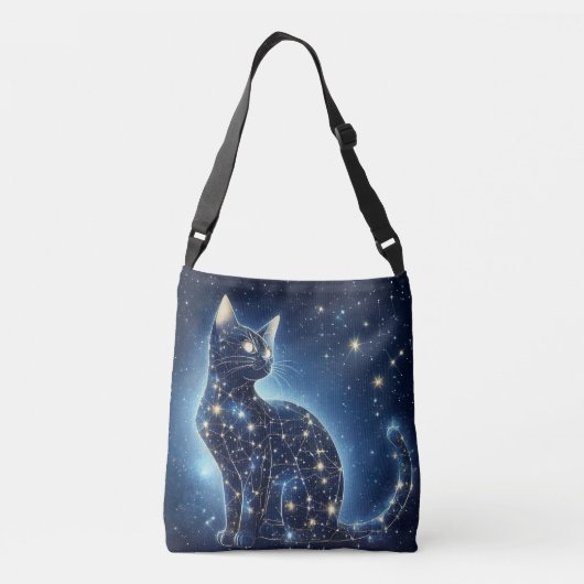 Hemelse Katten Tas – Mysterieuze sterrenkat (Achterkant)