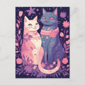  Hemelse Katten Wenskaart Briefkaart (Voorkant)