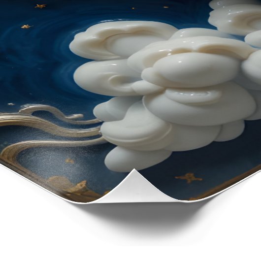 Hemelse Keramische Engel Perfect Poster (Hoek)