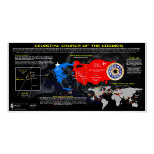 Hemelse Kerk van de Kosmos Perfect Poster