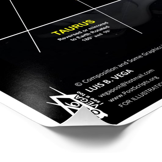 Hemelse Kerk van de Kosmos Perfect Poster (Hoek)