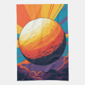 Hemelse Keukenhanddoek voor Zonsondergang (Verticaal)