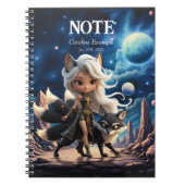 Hemelse Kitsune – Bewaker van de Vier Staarten. Notitieboek (Voorkant)
