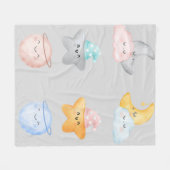 Hemelse Knuffels – Fantasievolle Fleece Deken (Voorkant (Horizontaal))