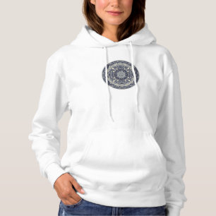 Hemelse Kompas Mandala Ster Patroon Kunst Hoodie