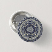 Hemelse Kompas Mandala Ster Patroon Kunst Ronde Button 3,2 Cm (Voorkant /achterkant)