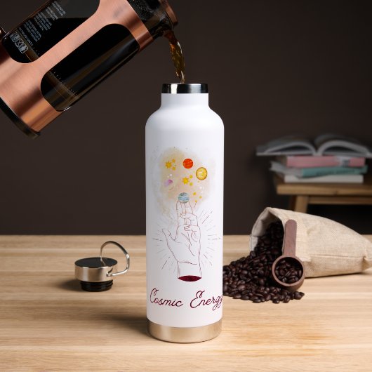 Hemelse Kosmische Hand Geïsoleerde Tumbler - Minim Waterfles (Koffie (Gedraaid) )