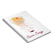 Hemelse Kosmische Hand Spiraal Notebook - Minimali Notitieboek (Rechterzijde)