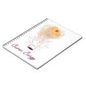 Hemelse Kosmische Hand Spiraal Notebook - Minimali Notitieboek (Linkerzijde)