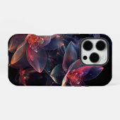 Hemelse Kosmische Lotusbloei iPhone Hoesje (Achterkant horizontaal)