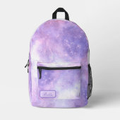 Hemelse kosmische sterrenstelsel patroon bedrukte rugzak (Voorkant)