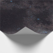 Hemelse kosmische sterrenstelsel patroon cadeaupapier (Hoek)