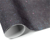 Hemelse kosmische sterrenstelsel patroon cadeaupapier (Rol Hoek)