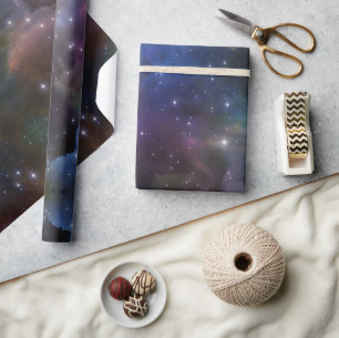 Hemelse kosmische sterrenstelsel patroon cadeaupapier