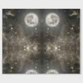 Hemelse kosmische sterrenstelsel patroon cadeaupapier (Vlak)