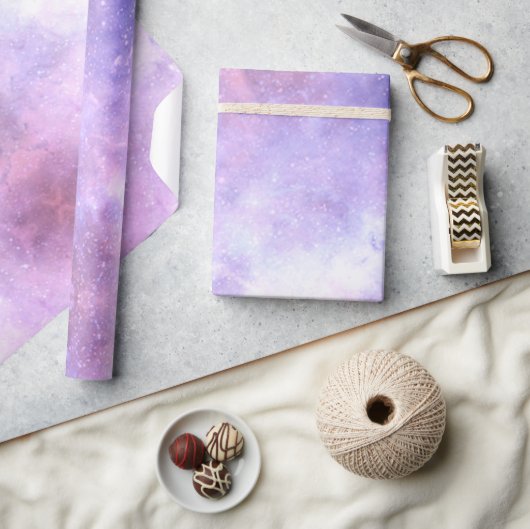 Hemelse kosmische sterrenstelsel patroon cadeaupapier (Crafts)