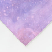 Hemelse kosmische sterrenstelsel patroon fleece deken (Hoek)