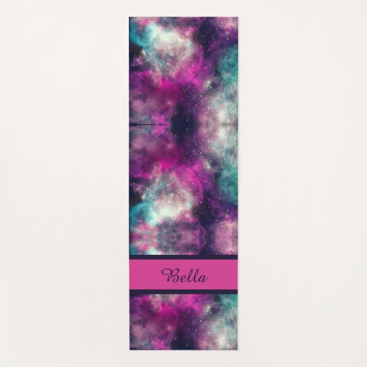 Hemelse kosmische sterrenstelsel patroon yogamat (Voorkant)