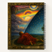 Hemelse Kosmos Afgeleid Van Flammarion Gravure Notitieboek (Achterkant)