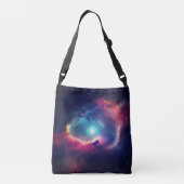 Hemelse Kosmos Moderne Ruimte Galaxy Sky Crossbody Tas (Achterkant)