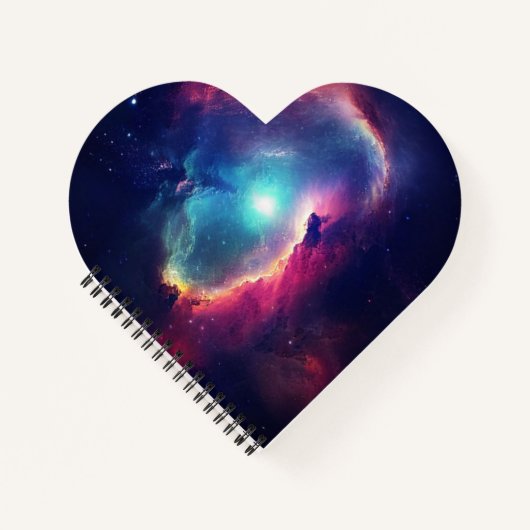 Hemelse Kosmos Moderne Ruimte Galaxy Sky Notitieboek (Voorkant)