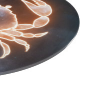 Hemelse krab kunst die kanker Zodiac Nadelen verte Snijplank (Hoek)