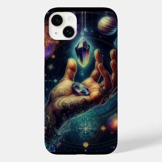 Hemelse Kristal in de Palm Galaxy Spacy Case-Mate iPhone Case (Achterkant)