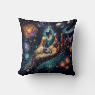 Hemelse Kristal in de Palm Galaxy Spacy Kussen