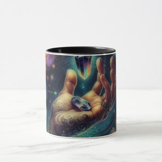Hemelse Kristal in de Palm Galaxy Spacy Mok (Midden)