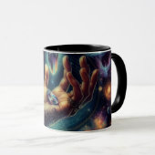 Hemelse Kristal in de Palm Galaxy Spacy Mok (Voorkant rechts)
