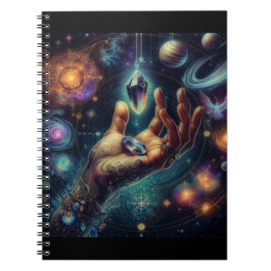 Hemelse Kristal in de Palm Galaxy Spacy Notitieboek