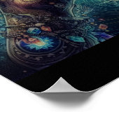 Hemelse Kristal in de Palm Galaxy Spacy Poster (Hoek)